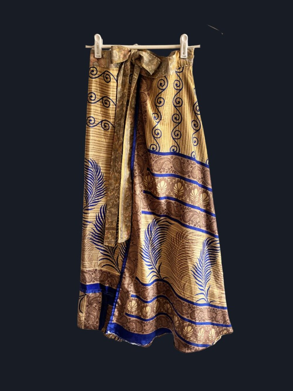 Silk Wrap Skirt